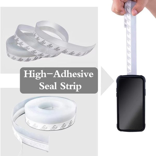 Sealing Strip Mosquito And Mouse Kitchen Stopper, Wind Dust Blocker, Water Proof, Sealer Stopper Gap Blocker Adhesive Tape Sealing Strip (5 Meter)
