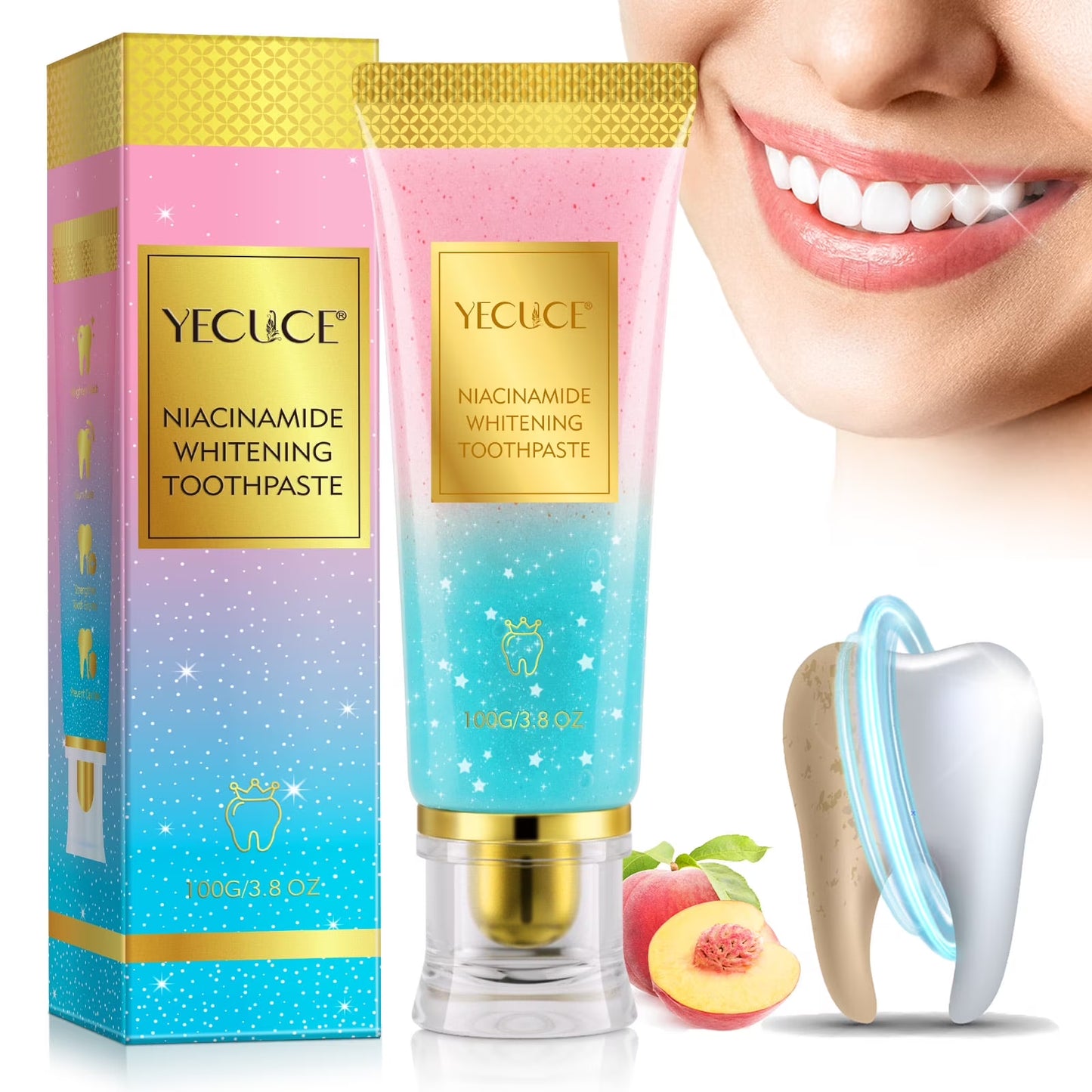 Niacinamide Whitening Toothpaste -  For Healthier & Whiter Teeth